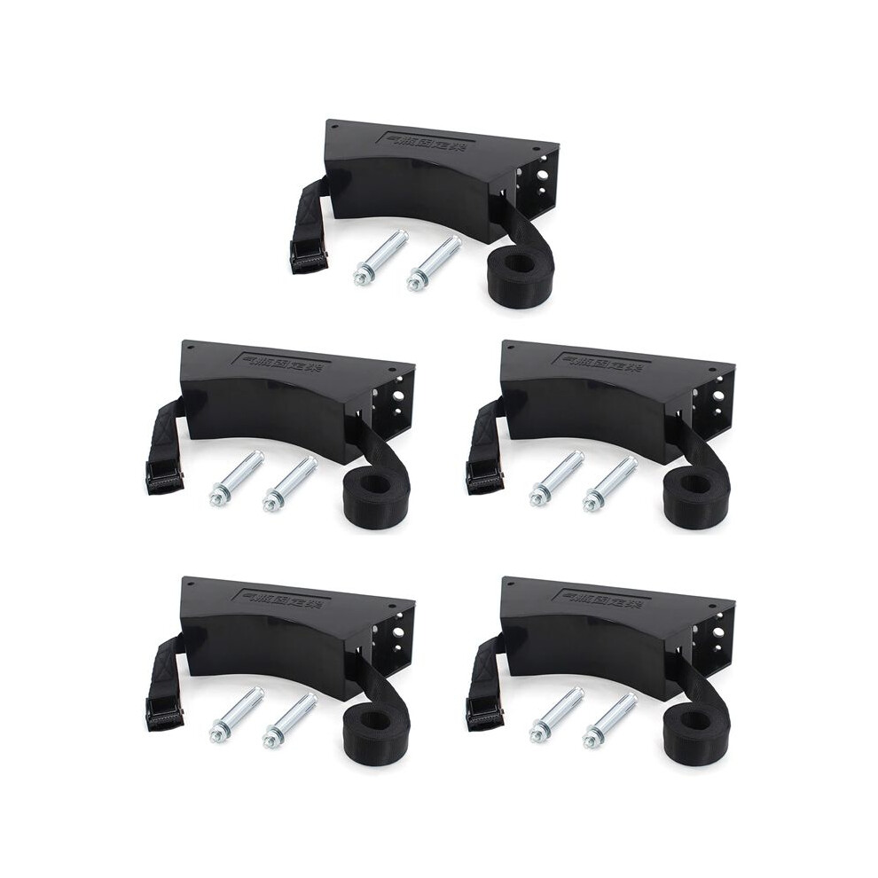 5X Propane Tank Holder, Gas Cylinder Holder, Cylinder Wall Mounted Bracket, Gas Cylinder Holder For Rv Water Softener 4713565696088