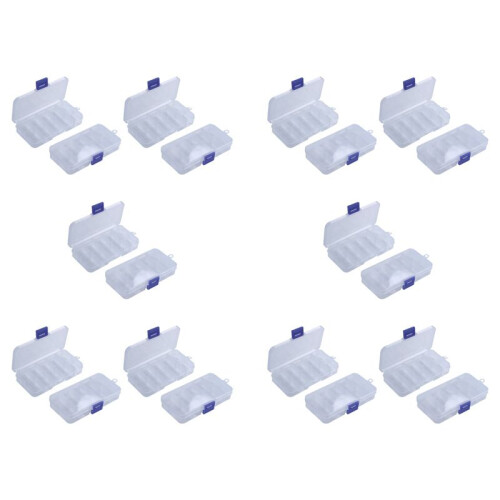 Resistores de PláStico PortáTil com 20 Peças e 10 Slots Caixa de Componentes EletrôNicos