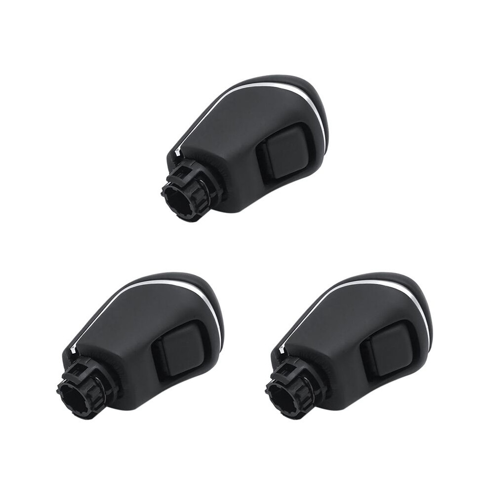 3X Car Leather Gear Shift Konb For Camry Levin Xv70 V70 Avalon 2018 2019 2020 6032275694305
