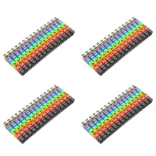 Clip- String Kabelmarkering Doos Plastic Nummer Nummer Draadlabel Slangenset Kleur Kabelmarkering (600 Stuks KCM-1.5MM)