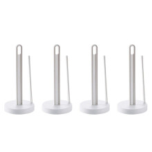 4X Toilet Kitchen Paper Towel Roller Tissue Holder Plastic Rack Desktop Floor Vertical Napkins Stand Bathroom Storage-A