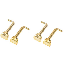 4Pcs Alloy Violin Chinrest Screws Violin Chin Rest Clamps Accessories for 4/4 3/4 Violin
