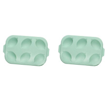 2X Bakvorm 6 voor Citroencakevorm Kleine Broodvorm Antiaanbak Silicagel Bakvorm Familie Bakgereedschap