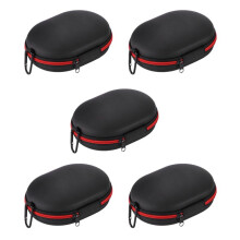 5X Carrying Case Travel Storage Bag Protector Headphones Cover Earphone Hard Case for Solo 2 3 Studio 2.0 3.0 Red