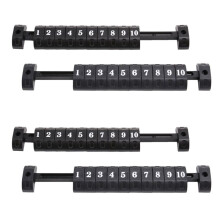 4 Pcs Foosball Scoring Counters Indicator for Standard Football Table Machine Accessorie Foosball Scoreboard Black
