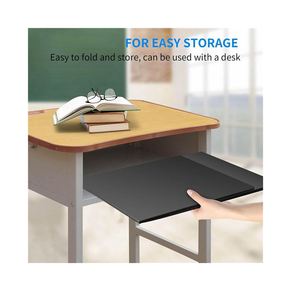 24 Pack Desk Dividers For Students, Waterproof Plastic Study Carrel Divider, Privacy Classroom Shield Black 4711421614658