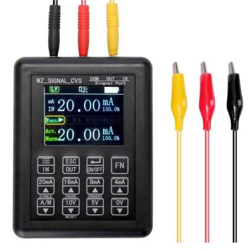 2X 4-20MA 0-10V Adjustable Signal Generator Process Controlling Signal Calibrator Constant Current Source 0-20MA 1