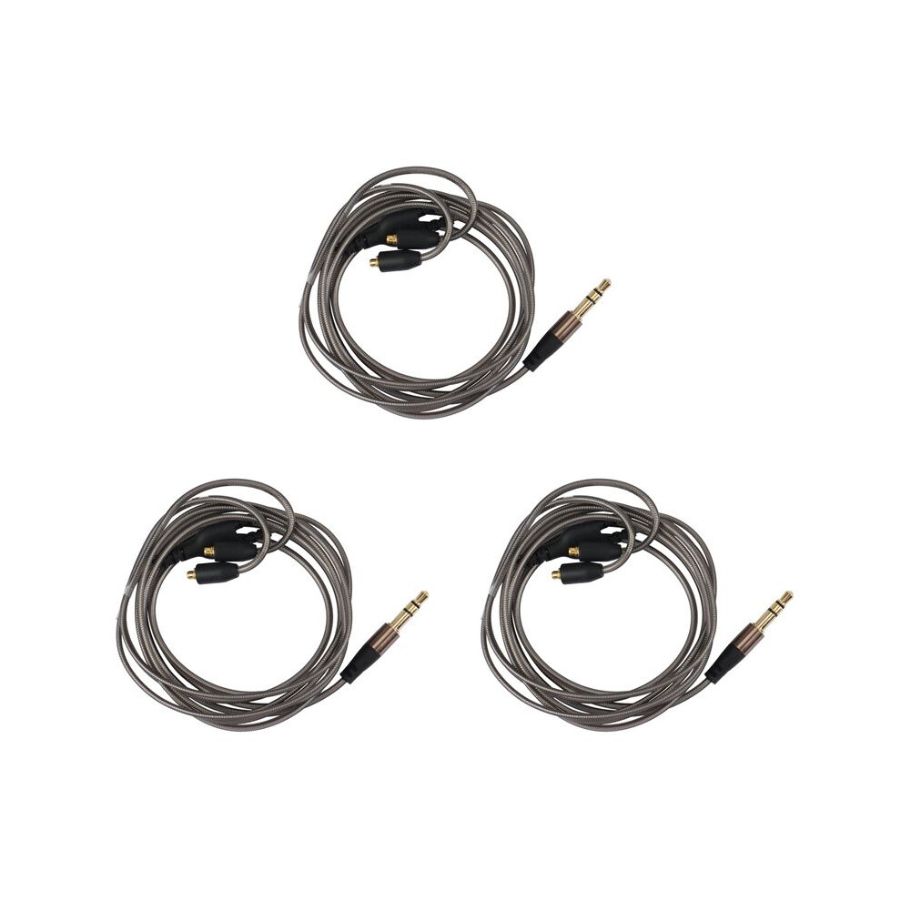 3X Diy Ie800 Headphone Cable Single Crystal Copper Wires, 14 Core Mmcx Interface Earphone Cable For Se215/315/535/Ue900 6032029527163