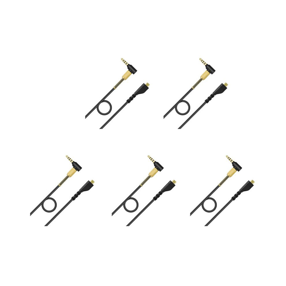 5X Replacement Audio Headset Cord For Arctis 7 5 3 Pro Wireless Gaming Headphones 4.9Ft Cable 4712573598926