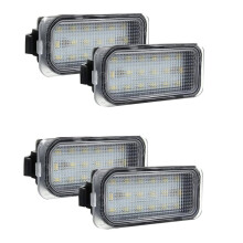 4Pcs Car LED Number License Plate Light for FOCUS MK II FIESTA MK VII MONDEO MK IV S-MAX 2008-2019
