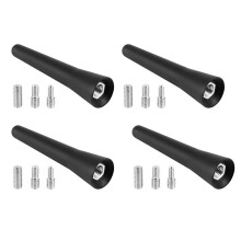4X Auto Antenne FM DAB Dak Antenne Auto 6.5Cm Auto Radio Antenne Kort met Sterke FM/AM/DAB Ontvangst Functie