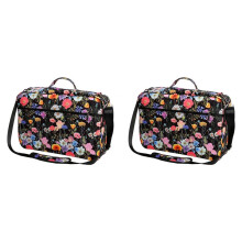 2X Draagbare Gekleurde Etui 480 Vakken Etui of 320 Gel Etui Organizer met Riem voor Student of Artiest A