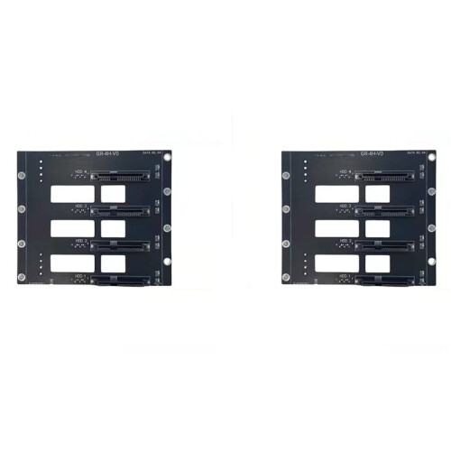 2X 6Gbps SSD HDD SATA5.1 Hard Disk Drive Backplane Nas Storage Card Server Expansion Board 2 X 4D