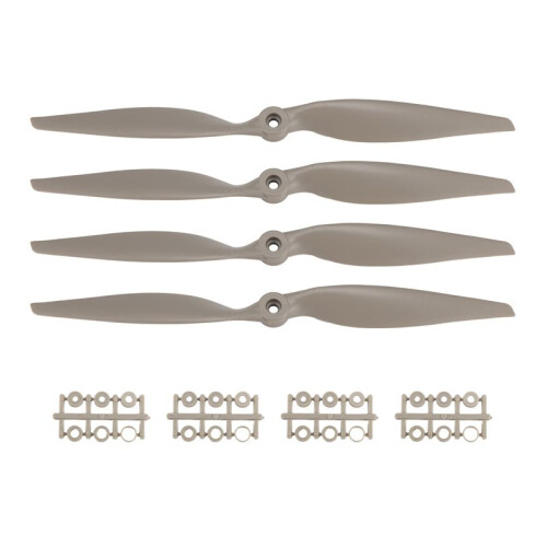 8 Peças RC Hélices CW 12x6 Polegadas para Avião com Anéis Adaptadores 2