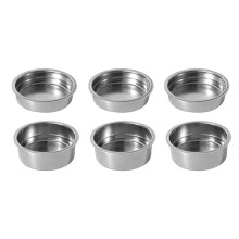 6 STK 51 mm Kaffemaskiner i Rostfritt StåL Tryckfilterkorg Pulverkorg Kaffe BottenlöSt Portafilterfilter