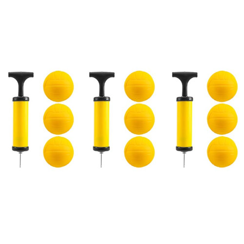 Viminston Roundnet Game  Vervangbare Competitieve Ballen  Volleybal 9-Pack met Pomp