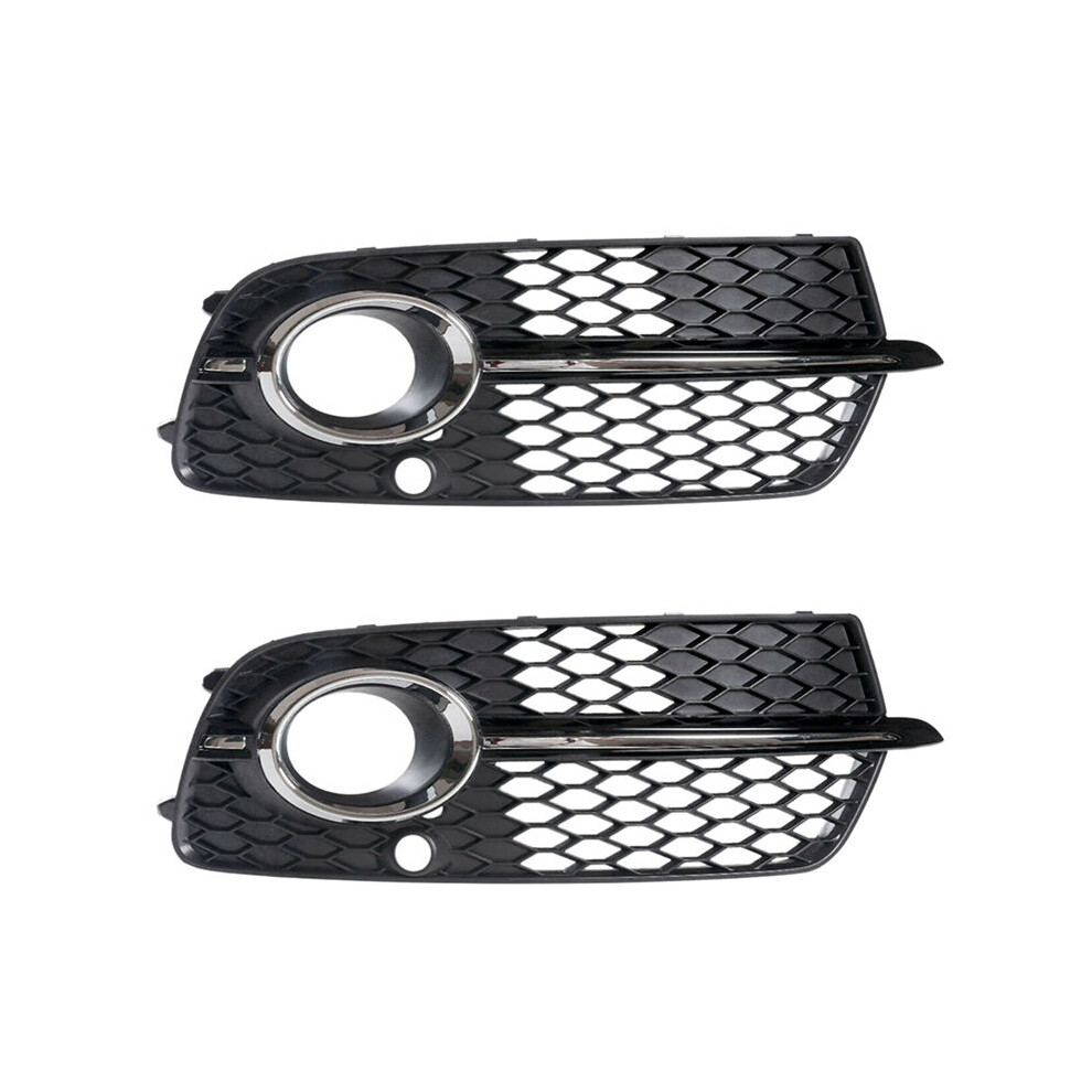 2X Honeycomb Front Bumper Right Outer Grille Rh Fog Lamp Cover For Q5 S- 2013-2017 8R0807682n 6031748304499