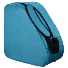 Navaris Universal Ski Boot Bag - Outdoor Skiing Shoe and Helmet Bag for Ski Boots and Snowboard Boots for Men and Women - One Size (Blue and Black)