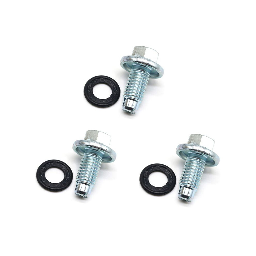 3X Oil Pan Drain Plug Bolt W/ O-Ring For For For 11562588 24100042 03538469 96829610 6031508901647