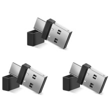 3X USB und Typ C 2-in-1-Maus-Jiggler, USB-Mover, Nicht Erkennbar, Automatischer Maus-Shaker-Wiggler für Laptop, Hält Den Computer Wach