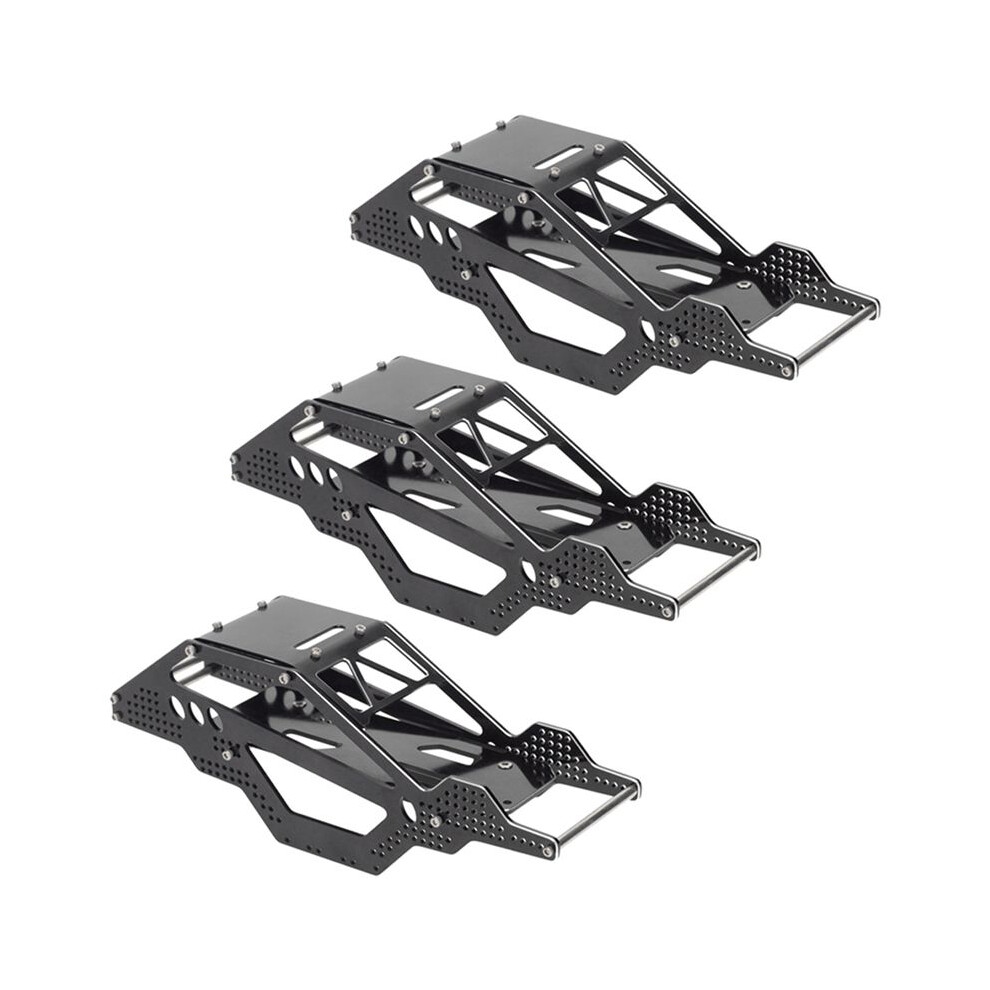 3X Metal Chassis Frame Body Shell For Axial Scx24 90081 1/24 Rc Crawler Upgrade Parts Car Accessory Black 6031158780623