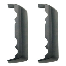 2X Auto Imperiaal Rail Middelste Trim Cover Dak Bar End Shell voor  Land  Prado FJ150 2010-2017 Rechts