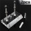 Skateboard Hanger 8PCS Wall Mount Deck Rack for Skateboards Deck Display and Storage 2