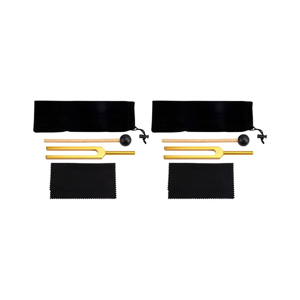 Typecat Gold 2X 432 Hz Tuning Fork For Healing Sound Healing Therapy And Yoga 423Hz Aluminum Alloy Tuning Fork