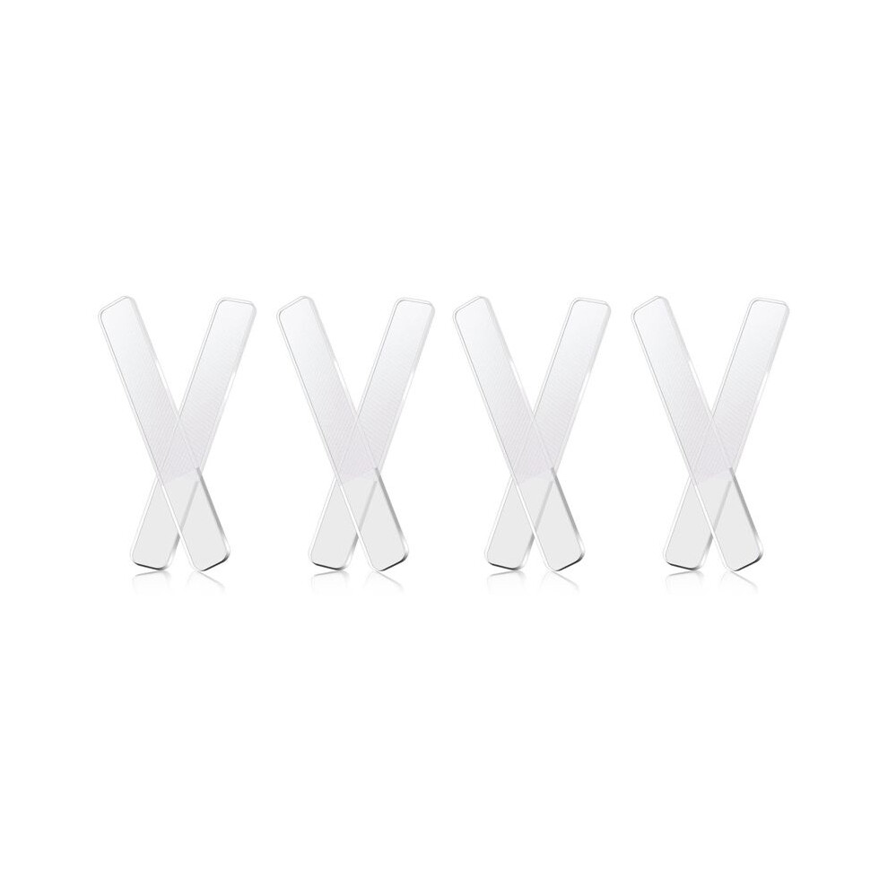 Typecat 8X Glass Nail Shiner - Glass Nail Files Crystal Nail Buffer Shine Polisher For Natural Fingernails Toenails