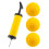Viminston Roundnet Game  Vervangbare Competitieve Ballen  Volleybal 9-Pack met Pomp 2