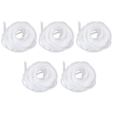 5X Kabel Draht Organizer Manager Spiral Wrap Band 6Mm Dia 15M LäNge Weiß
