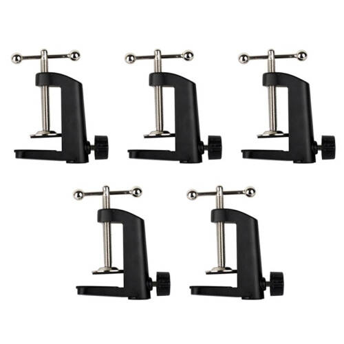 5X Pince de Montage Table en MéTal Robuste pour Support de Support de Bras de Ciseaux de FlèChe de Suspension de Microphone