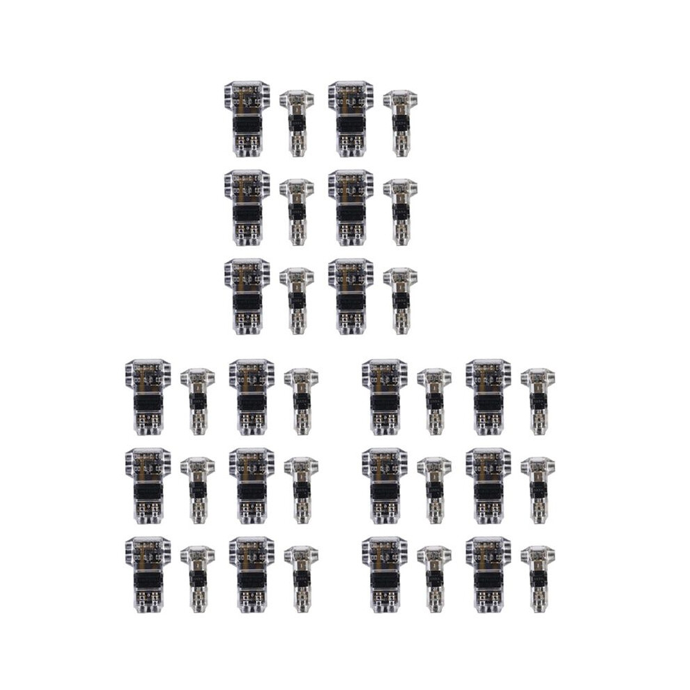 T Tap Wire Connectors For 14-18 Awg Wires, No Wire Stripping 3 Way Wire Connectors Combo,Wire Splice Connectors 36 Pack 4713633443477