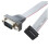 5X DB9 RS232 to 10 Pin Ribbon Cable Connector Adapter 5