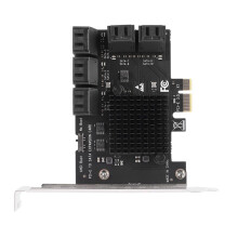 3X 10-Poorts 3.0 Naar PCIe X1-Uitbreidingskaart PCI Express -Adapter SATA3 6G-Converter met Koellichaam voor Windows