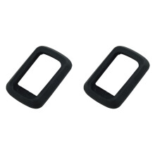2X Bicycle Computer Protective Cover Silicone Case for XOSS G + GPS Speedometer Code Waterproof Stopwatch Sleeve-Black
