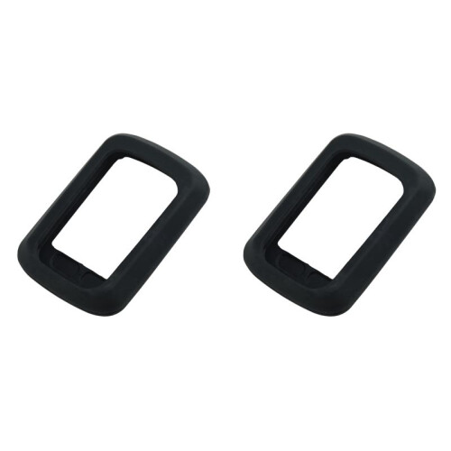 2X Bicycle Computer Protective Cover Silicone Case for XOSS G + GPS Speedometer Code Waterproof Stopwatch Sleeve-Black