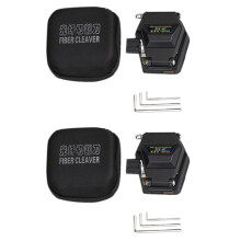 2X Fiber Cleaver AUA-6C Cable Cutting Knife FTTT Fiber Optic Knife Tools Cutter High Precision Cleavers 16 Surface Blade