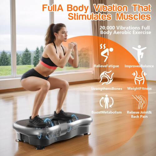 Vibration Plate Exercise Machine，Vibration Plate Fitness Platform Exercise 1