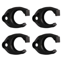 4X Motorcycle Black Plastic Swingarm Swing Arm Chain Guide Buffer Slider Seal Guard for YFZ450 YFZ 450 2004-2013