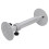 2X Adjustable Table Pedestal Detachable Table Base Stand Leg Base Aluminum Alloy Table Base Silver White 2
