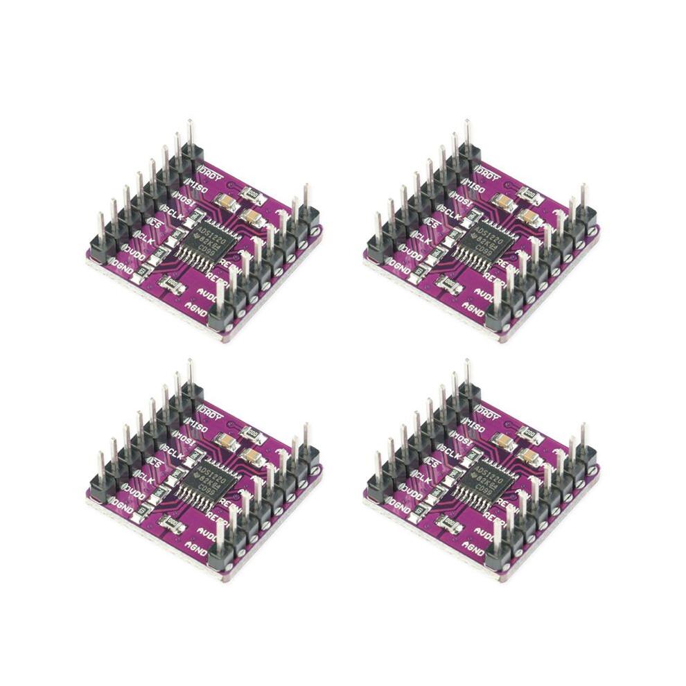 4X Cjmcu-1220 Ads1220 Adc 24 Bit A/D Converter Module I2c Low Power 24 Bit Analog-To-Digital Converter Sensor Module 6031272592508