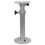 2X Adjustable Table Pedestal Detachable Table Base Stand Leg Base Aluminum Alloy Table Base Silver White 3