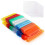 240 Sets Multicolor Hanging File Folder Tabs with Blank Inserts 2 Inches Plastic Hanging File Tabs for Hanging Folders 3