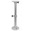 2X Adjustable Table Pedestal Detachable Table Base Stand Leg Base Aluminum Alloy Table Base Silver White 4