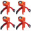 4X Centering Pole Carbon Fiber Pole Leveler Bubble Assembly Right-Angle Level Strap Portable Vertical Level Orange 1