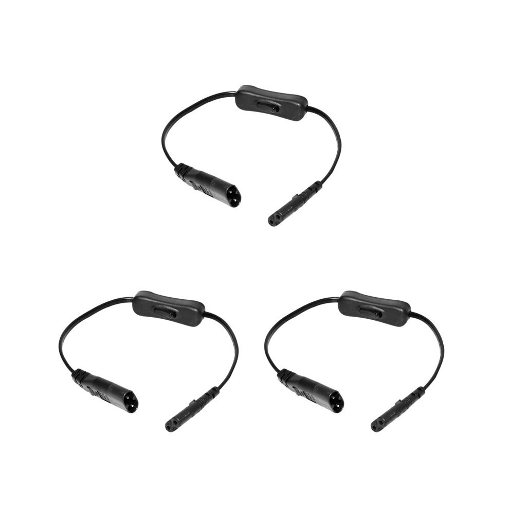 3X Power Extension Cord, Iec320 C7 To C8 Power Adapter Extension Cord With Control With "8" Interface 4711095941005