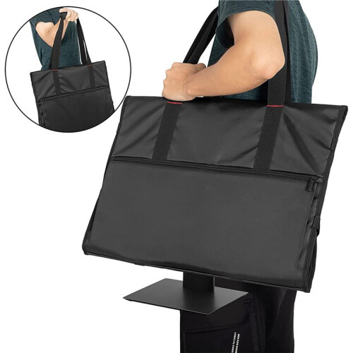 3X Bolsa de Transporte para Telas e Monitores LCD de 24 Polegadas, Estojo Protetor de Viagem para Monitor de 24 Polegadas, Preto 2