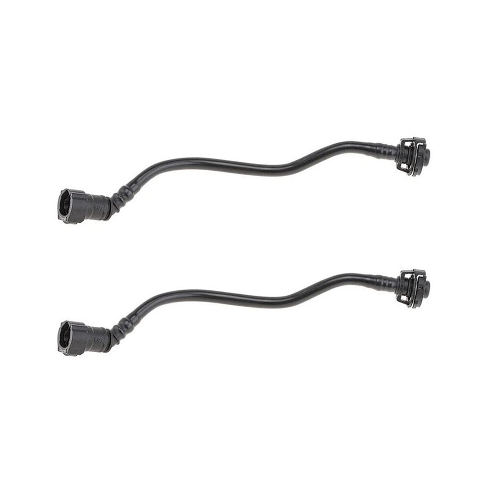 2X 95B122447,95B122447e Engine Coolant Reservoir Hose For Macan 95B 2014-2018 Black 4712058201815