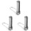 3X Security Shield Remove Tool, F Connector Coax Security Key Shield Adapter Gripping Tool for Coaxial Cable 1